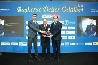 MEDYA ANKARA'NIN DÜZENLEDİĞİ BAŞKENTE DEĞER ÖDÜLLERİ TÖRENİNİN ÜÇÜNCÜSÜ YAPILDI
