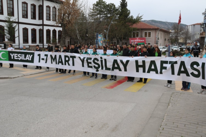 YEŞİLAY HAFTASI ÇEŞİTLİ ETKİNLİKLERLE KUTLANIYOR