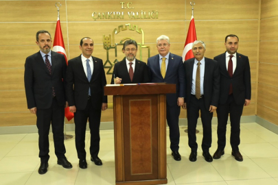 TARIM VE ORMAN BAKANI İBRAHİM YUMAKLI ÇANKIRI'DA İNCELEMELERDE BULUNDU