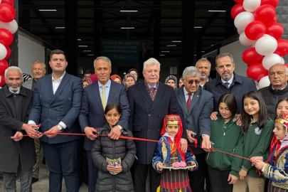 ÇERKEŞ BELEDİYESİ KAPALI SEBZE, ORGANİK ÜRÜN VE BALIK PAZARI AÇILDI