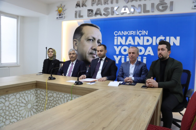AK PARTİ TEŞKİLATINDAN ÇANKIRI HALKINA TEŞEKKÜR