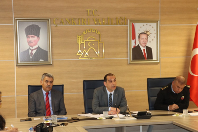 VALİ TAŞOLAR: "ÇANKIRININ DAHA HUZURLU DAHA YAŞANABİLİR OLMASI İÇİN"