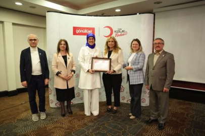 KIZILAY ÇANKIRI KADIN BAŞKANI MALİKE KURT'A TEŞEKKÜR BELGESİ
