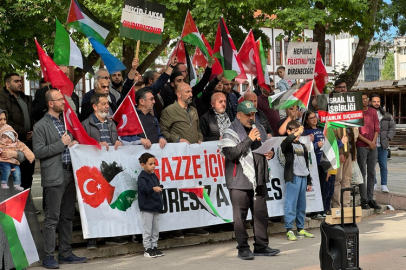 GAZZE'DEKİ KATLİAMA KARŞI KARDEŞLERİMİZİN YANINDAYIZ