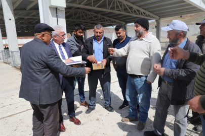 MODERN HAYVAN PAZARINDA SATIŞ YERLERİ BELİRLENDİ