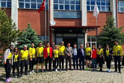 SELANİK'TEN GELEN TOPRAK VE TÜRK BAYRAĞI ÇANKIRI'YA ULAŞTI