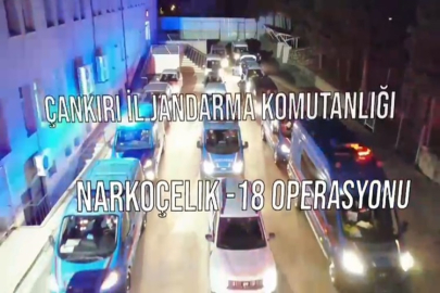 ÇANKIRI MERKEZLİ NARKOÇELİK 18 OPERASYONLARINDA 85 GÖZALTI
