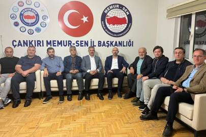 REKTÖR ÇİFTÇİ'DEN MEMUR SEN İL TEMSİLCİSİ TUNA DİNÇ'E NAZİK ZİYARET