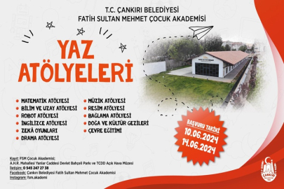 FSM YAZ ATÖLYELERİ İÇİN KAYITLAR 10 - 14 HAZİRAN'DA
