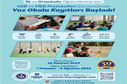 ÇANKIRI'DA EĞLENCELİ YAZ OKULLARI BAŞLIYOR