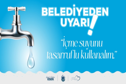 ÇANKIRI BELEDİYESİ'NDEN SU TASARRUFU HAKKINDA UYARI