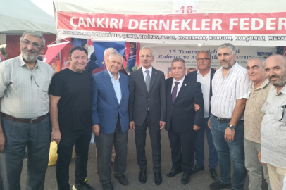 15 TEMMUZ ETKİNLİKLERİNDE ÇANDEF VE ÇANKIRI KONFEDERASYONU STANDINA YOĞUN İLGİ