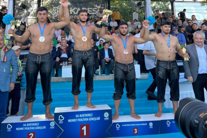 ELDİVANLI GÜREŞÇİLER BALIKESİR'DE ÇANKIRI'YI TEMSİL ETTİ