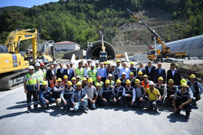 BOLU DAĞI TÜNELİ'NDEKİ ÇALIŞMALAR 19 EYLÜL'DE TAMAMLANACAK