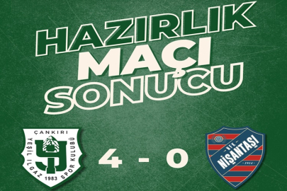YEŞİL ILGAZSPOR'DAN HAZIRLIK MAÇINDA FARKLI GALİBİYET