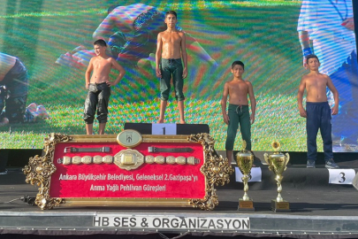ŞABANÖZÜ BELEDİYE SPOR KULÜBÜ GÜREŞÇİSİ BİLAL YILDIZ ANKARA'DAN ALTIN MADALYA İLE DÖNDÜ