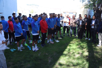 ÇANKIRI FK'DA YENİ SEZON KESİLEN KURBAN VE EDİLEN DUALARLA BAŞLADI