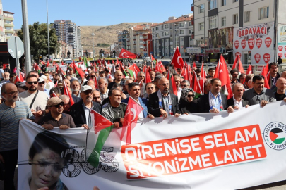 FİLİSTİN'DEKİ İSRAİL SOYKIRIMINA ÇANKIRI'DAN DESTEK