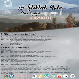 15. İSTİKLÂL YOLU YÜRÜYÜŞÜNE DAVETLİSİNİZ