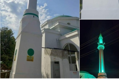 HATAY'DA DEPREMDE YIKILAN MİNAREYİ ILGAZ HALKI YAPTIRDI