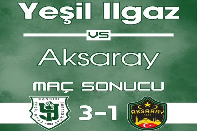 YEŞİL ILGAZSPOR AKSARAY SPOR KULÜBÜ ENGELİNİ RAHAT GEÇTİ