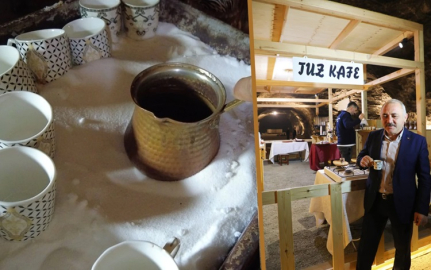 YERİN 150 M ALTINDA TUZDA TÜRK KAHVESİ