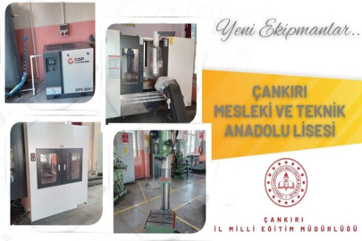 ÇANKIRI MTAL MODERN EKİPMANLARLA DONATILIYOR