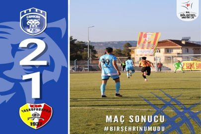 ÇANKIRI FK TAM GAZ ŞAMPİYONLUĞA KOŞUYOR