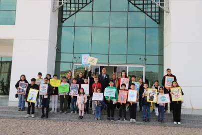 DÜNYA ÇOCUK HAKLARI GÜNÜNÜN İLK ZİYARETİ VALİ TAŞOLAR'A