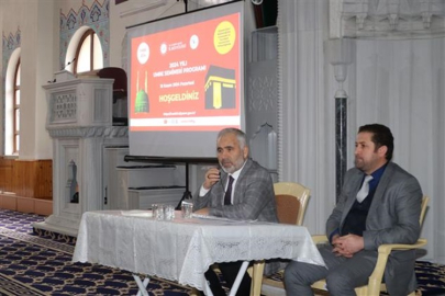 UMRE YOLCULARI İÇİN EĞİTİM SEMİNERİ DÜZENLENDİ