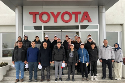 ÇANKIRI MTAL ÖĞRENCİLERİ TOYOTA FABRİKASINDA