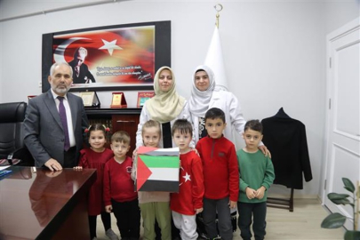 ÇANKIRI MÜFTÜLÜĞÜ 4-6 YAŞ KUR'AN KURSU MİNİKLERİNDEN FİLİSTİN'E DESTEK