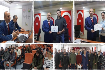 GENÇ GİRİŞİMCİLERİN EĞİTİMLERİ TAMAMLANDI