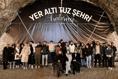 YAPRAKLI ÇPAL ÖĞRENCİLERİ YERALTI TUZ ŞEHRİNDE