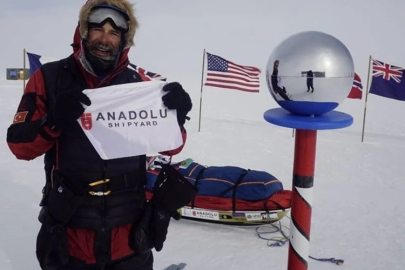 TÜRK BAYRAĞI GÜNEY KUTBU'NDA