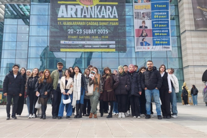 SELAHATTİN İNAL GSL ÖĞRENCİLERİ ART ANKARA SANAT FUARINDA