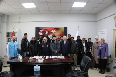 ÇANKIRI'DAKİ YABANCI UYRUKLU ÖĞRENCİLER İL MÜFTÜLÜĞÜ'NÜ ZİYARET ETTİ