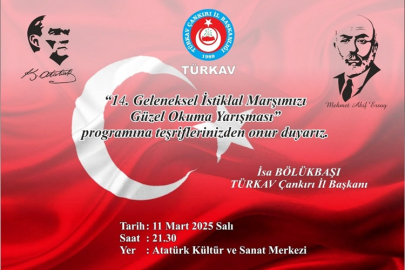 TÜRKAV'IN DÜZENLEDİĞİ İSTİKLÂL MARŞI'NI GÜZEL OKUMA YARIŞMASINA DAVETLİSİNİZ