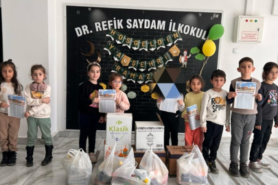 İLKOKUL ÖĞRENCİLERİNDEN RAMAZAN DAYANIŞMASI