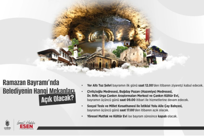 BAYRAMDA NERELER, NE ZAMAN AÇIK OLACAK