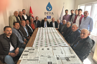 DEVA PARTİSİ ÇANKIRI İL TEŞKİLATI BAYRAMDA VATANDAŞLARLA BİR ARAYA GELDİ
