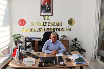 BUĞDAY PAZARI MAHALLESİ MUHTARI DURSUN METİN HAYATA VEDA ETTİ