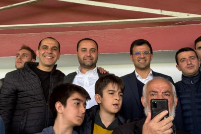 TAŞOLAR VE ERDOĞAN'DAN ÇANKIRI FK'YA TRİBÜNDEN DESTEK