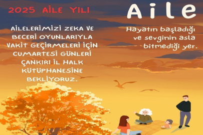 ÇANKIRI İL HALK KÜTÜPHANESİ'NDEN AİLELERE ÜCRETSİZ ZEKA VE BECERİ OYUNLARI DESTEĞİ