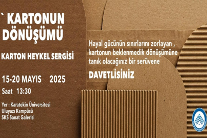 KARTON HEYKELLER SERGİSİNE DAVET