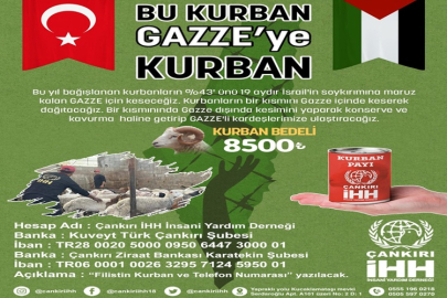 KURBAN, KARDEŞLİĞE ÇAĞRI...