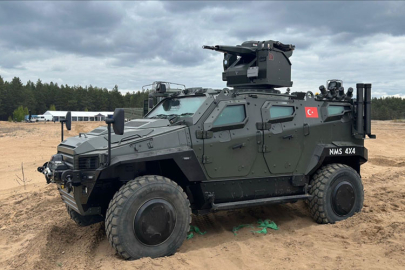 TÜRK ZIRHLISI LİTVANYA'DA GÜCÜNÜ GÖSTERDİ