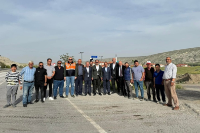 İNANDIK KÖYÜ KAVŞAĞINDA ÇALIŞMALAR SÜRÜYOR