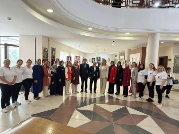 BUGÜN AÇILAN KADIN EMEĞİ SERGİSİ İÇİN 1.000 KURSİYER 8 AY EMEK VERDİ