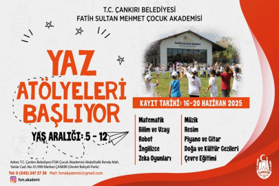 FSM ÇOCUK AKADEMİSİ YAZ ATÖLYELERİ BAŞLIYOR